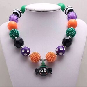 Brand New Girls Fall Chunky Beaded Necklace